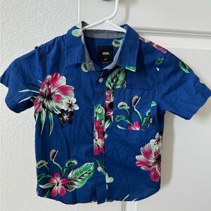 Vans toddler boy Hawaiian shirt 4/5y